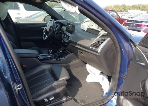 2022 BMW X4 xDrive30I z USA, uszkodzony, nr VIN 5UX33DT09N9K21010